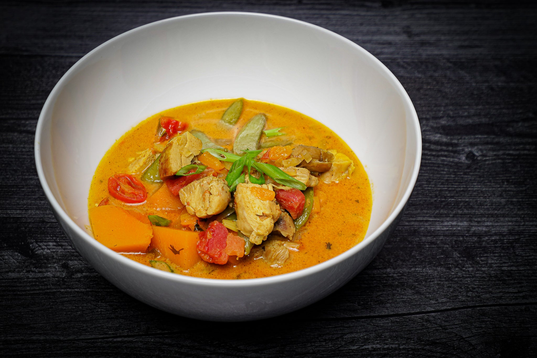 Coconut Curry Chicken Soup