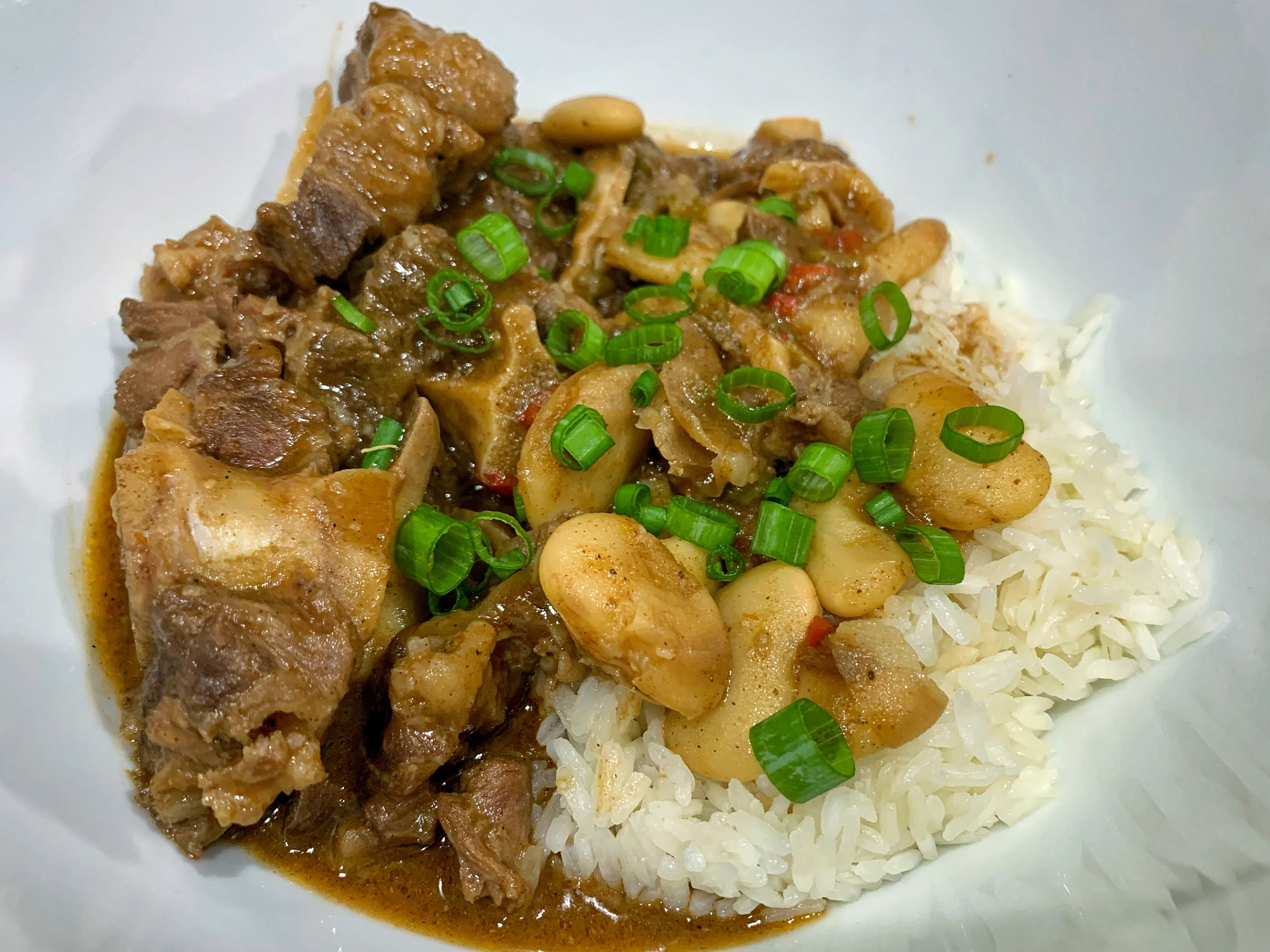 Oxtail Stew with Butter Beans